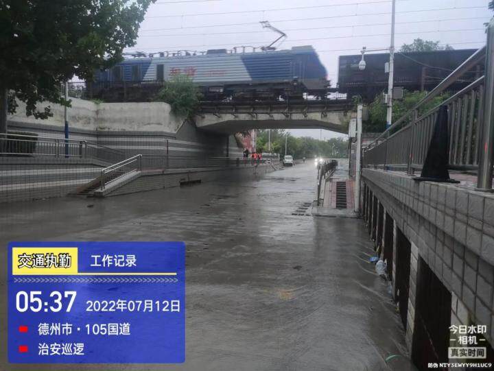 城区路口积水情况