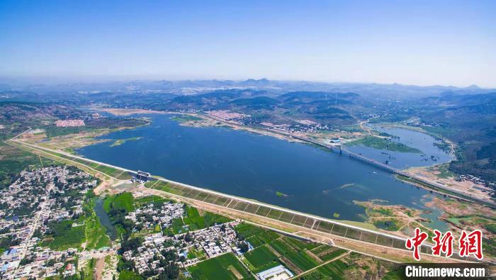 图为枣庄庄里水库。(资料图) 山东省水利厅 供图